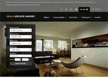 Tablet Screenshot of goldestateinvest.com